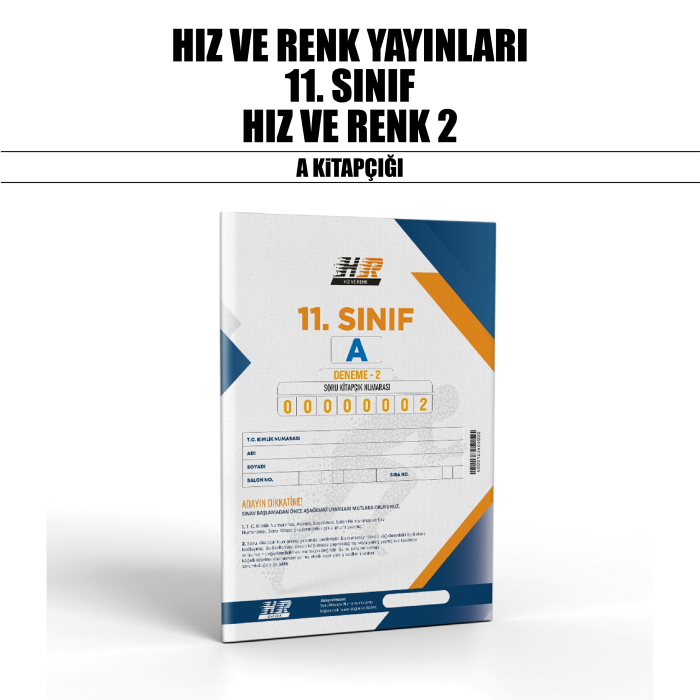 HIZ RENK 11.SINIF SÜREÇ ANALİZ SERİSİ 2-A - 25-26